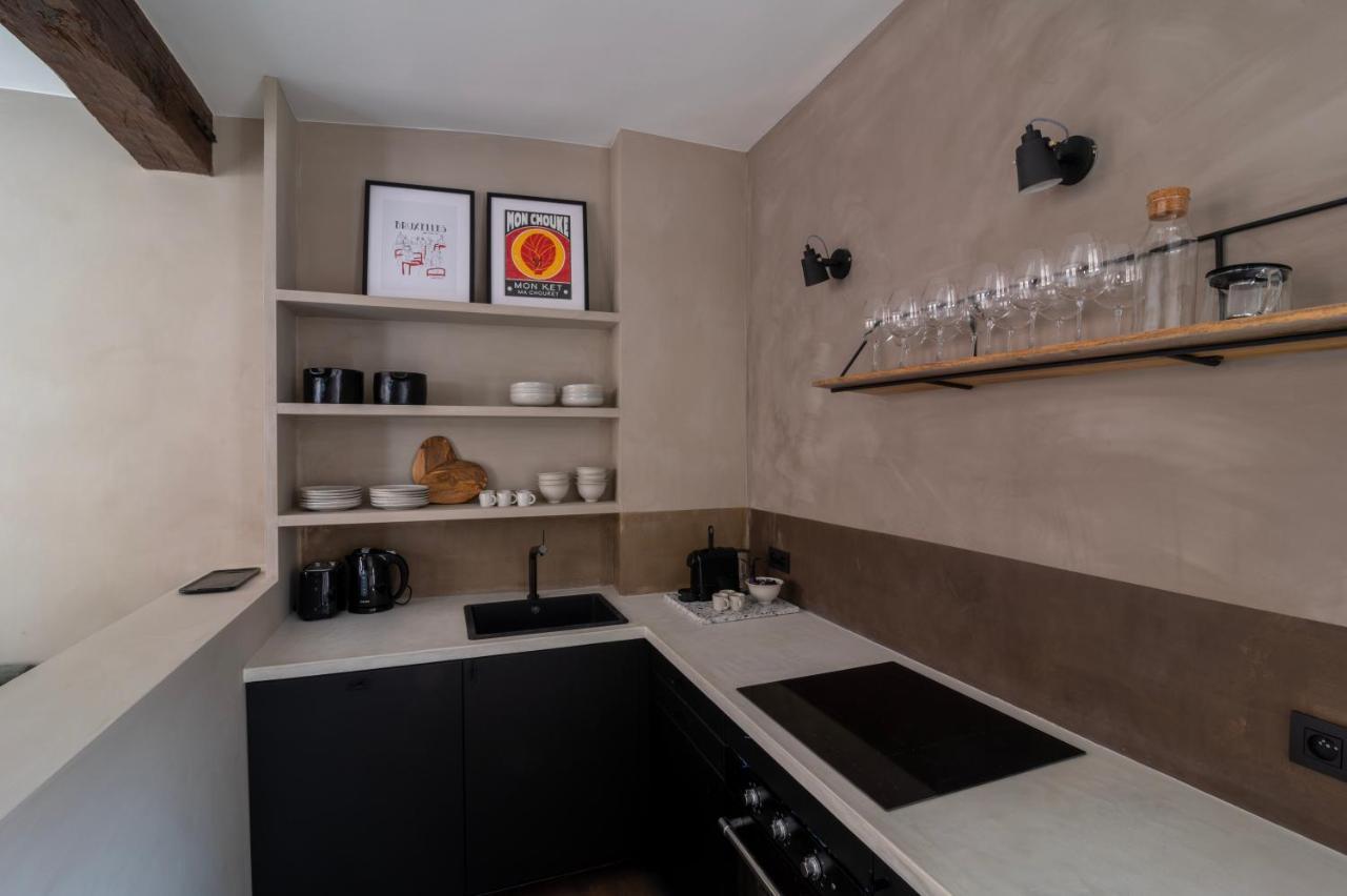 ブリュッセルCharming House In Le Sablonアパートメント エクステリア 写真